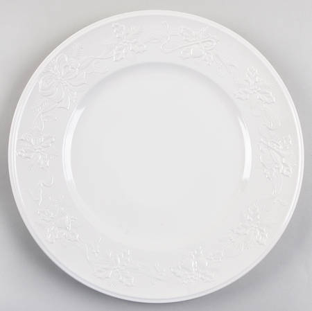 Festive White 12" Chop Plate (Round Platter) by Mikasa