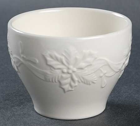 Festive White Votive Candleholder