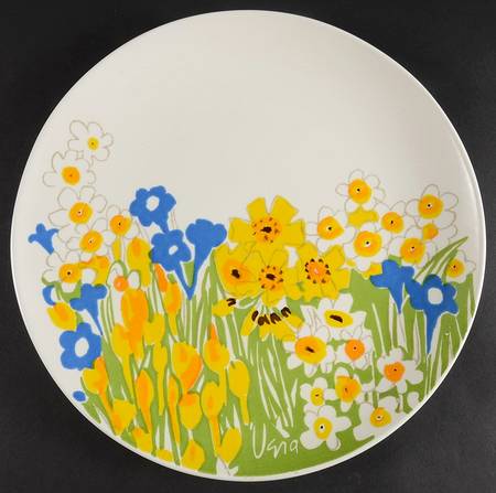 Field Flowers 12" Chop Plate (Round Platter)
