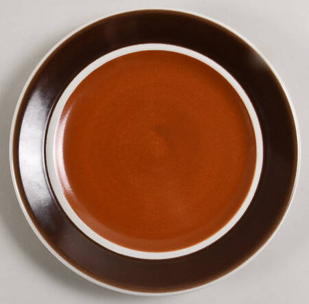 Fifty Fifty Terra Cotta Salad Plate