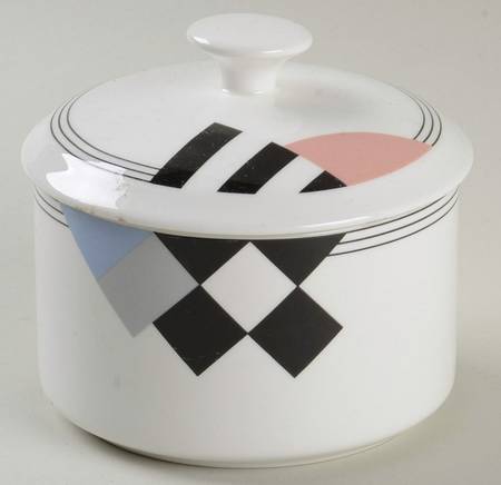 Finish Line Sugar Bowl & Lid