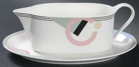 Finish Line Gravy Boat & Underplate