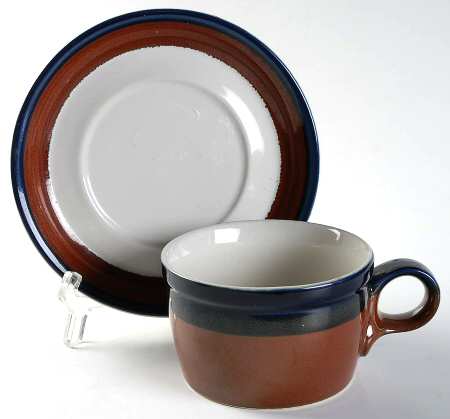 Fire Song Flat Cup & Saucer Set