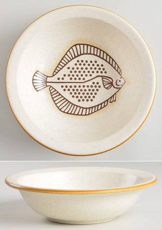 Fish Tale Rim Soup Bowl