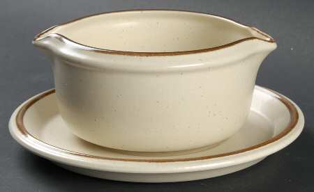 Flower Arrangement Gravy Boat & Underplate