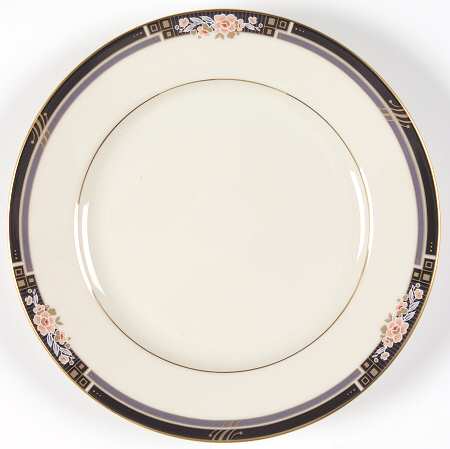 Florisse Black Bread & Butter Plate