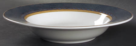 Florentine Blue Large Rim Soup Bowl