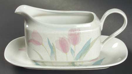 Floral Delight Gravy Boat & Underplate