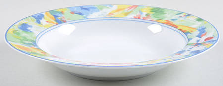 Fleur De Amour Rim Soup Bowl