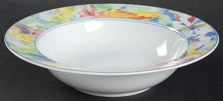 Fleur De Amour 10" Round Vegetable Bowl