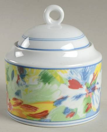 Fleur De Amour Sugar Bowl & Lid
