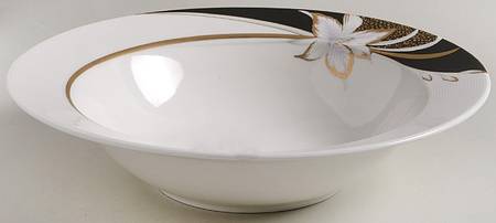 Fleur De Lis 10" Round Vegetable Bowl
