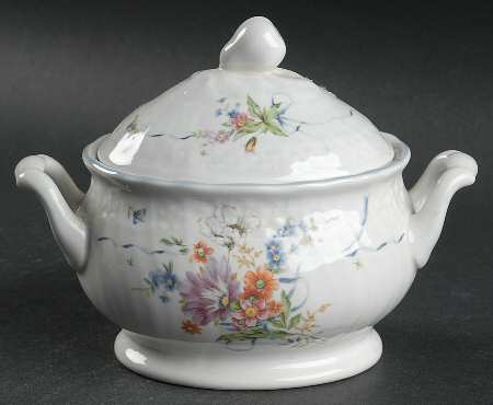Fleurette Sugar Bowl & Lid