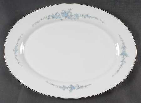 Fleurette 14" Oval Serving Platter