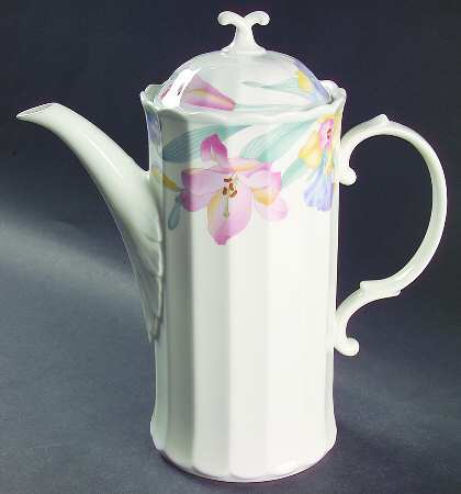 Floral Finesse Coffee Pot & Lid