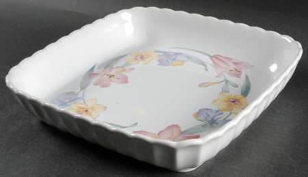 Floral Finesse 10" Square Baker