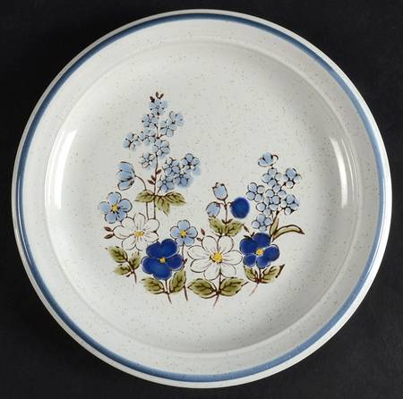 Flower Garden Salad Plate