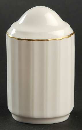 Fluted Gold Pepper Shaker