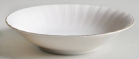 Fluted Gold Fruit/Dessert (Sauce) Bowl
