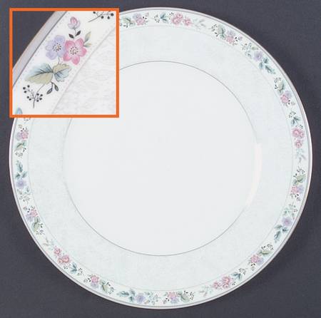 Floral Lace Dinner Plate