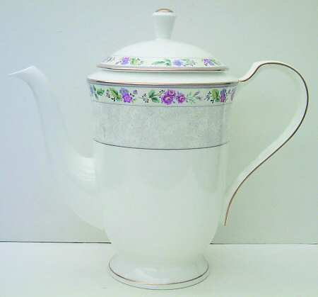 Floral Lace Coffee Pot & Lid