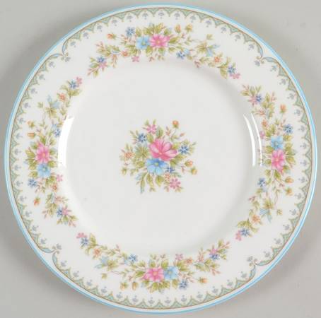 Flower Mist Salad Plate