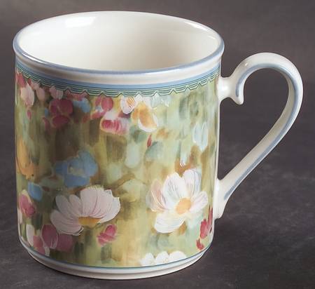 Floral Meadow Flat Cup