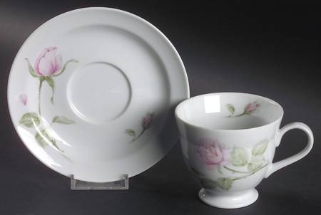 Flower of The Month Footed Cup & Saucer Set