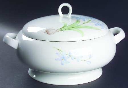 Flower of The Month Round Covered Vegetable