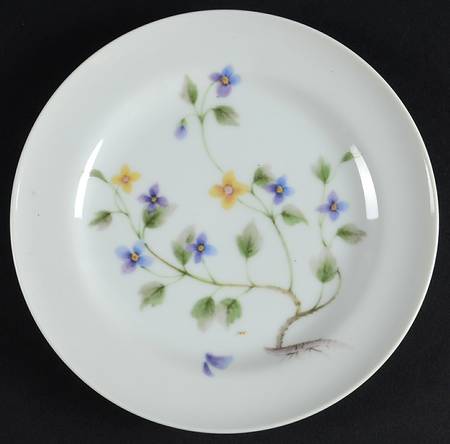 Flower of The Month Bread & Butter Plate