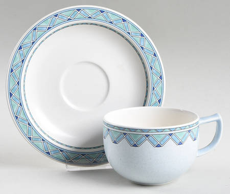 Florenza Flat Cup & Saucer Set