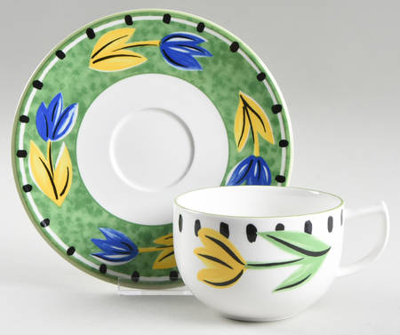 Flower Fest Jumbo Cup & Saucer Set