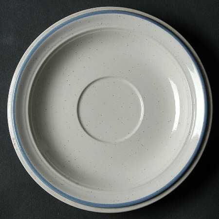 Flowers of Spring Blue Saucer