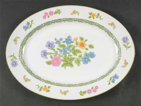 Flower Show 14" Oval Serving Platter