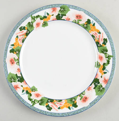 Floral Trellis 12" Chop Plate (Round Platter)