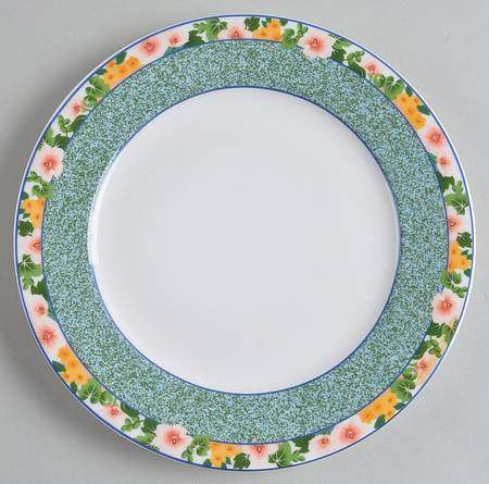 Floral Trellis Salad Plate