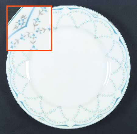 Fountainbleau Dinner Plate