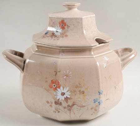 Folk Dance Tureen &  Lid