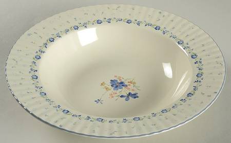 Forget Me Not 11" Round Vegetable Bowl