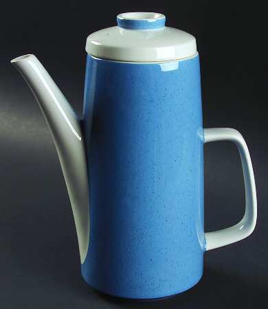 Forget Me Not Blue Coffee Pot & Lid