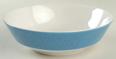 Forget Me Not Blue 8" Round Vegetable Bowl