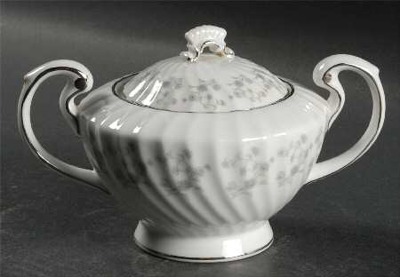 Forget Me Not Sugar Bowl & Lid