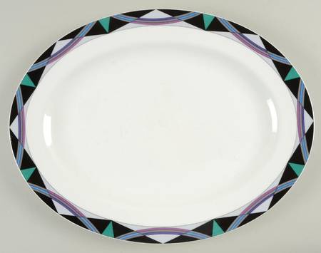 Forecast 15" Oval Serving Platter