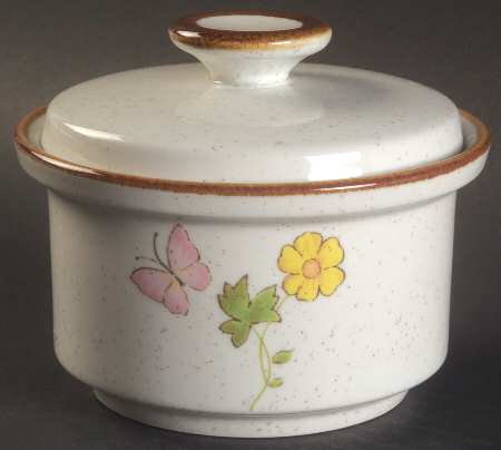 Fresh Blooms Sugar Bowl & Lid