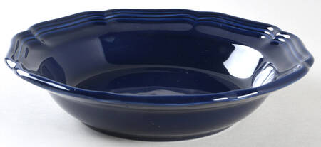 French Blue Rim Soup Bowl