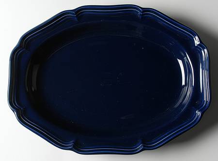 French Blue 14" Oval Serving Platter