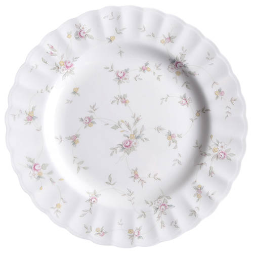 French Chintz Salad Plate/Gravy Boat Stand