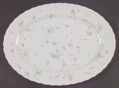 French Chintz 14" Oval Serving Platter