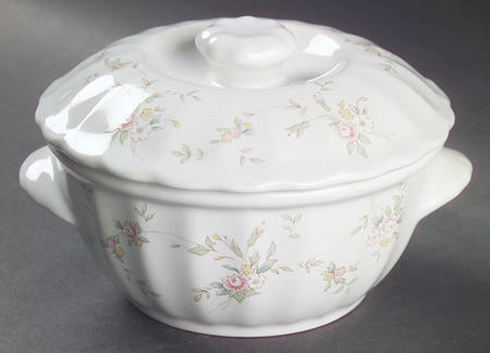 French Chintz Individual Casserole & Lid