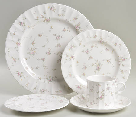 French Chintz 5 Piece Place Setting